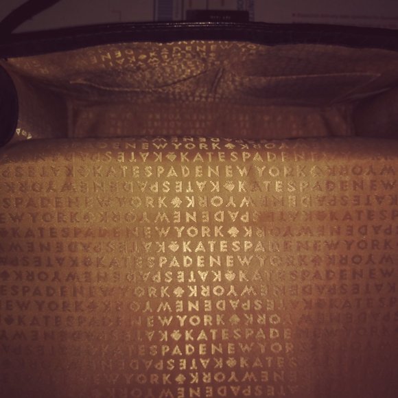 Kate Spade New York Knightsbridge Doris  Embossed Leather Satchel Purse - Picture 10 of 15